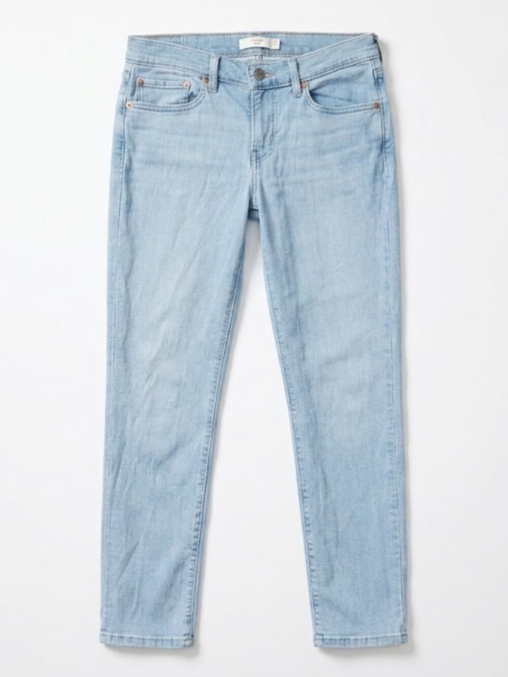 Levi's Light Blue Boyfriend Straight-Leg Jeans